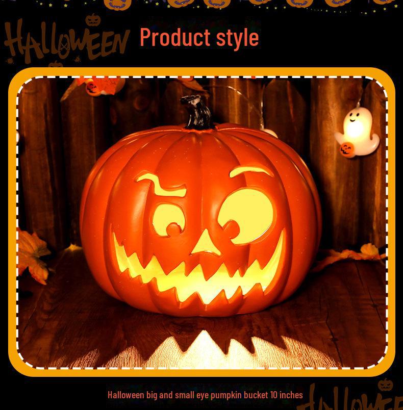 Lanterne citrouille à LED pour décoration d'Halloween, idéale pour les fêtes et événements