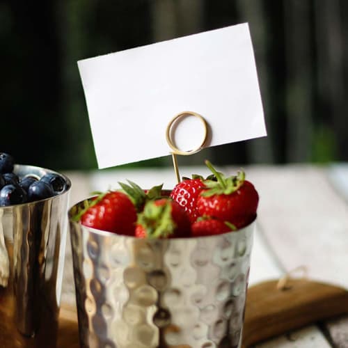 OUNONA 100pcs Cocktail Picks Star Sticks Bamboo Knot Picks Fruit Sandwich Party Supplies Bar Party BBQ Snacks Bamboo Skewers Club Sandwich Martini App