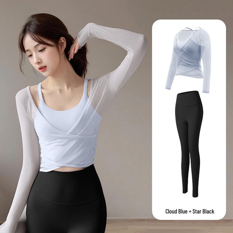 Women's Quick-Dry Long Sleeve Yoga & Pilates Set
