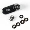 For 2003-2006 Jeep Wrangler Sun Visor Bracket Repair Kit 924-532 Black Aluminum