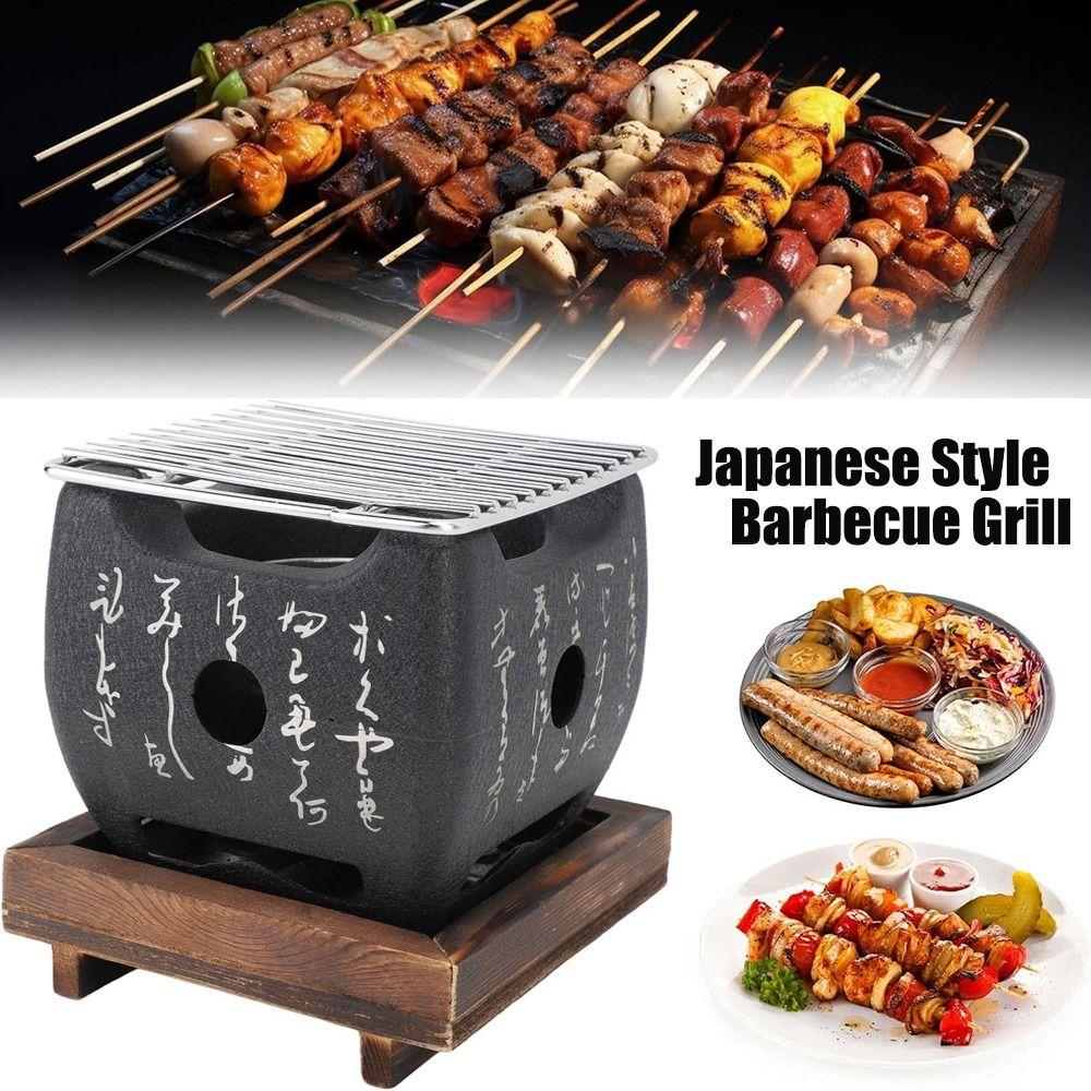 Aluminium Alloy BBQ Grill Mini Small Charcoal Stovecha New Rcoal Grill  Indoor Outdoor