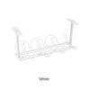2453 Desk Bottom Power Cord Plug-in Storage Rack Cable Plate Partition Hanging Basket Laminated Rack Plug-in Board Storage Rack