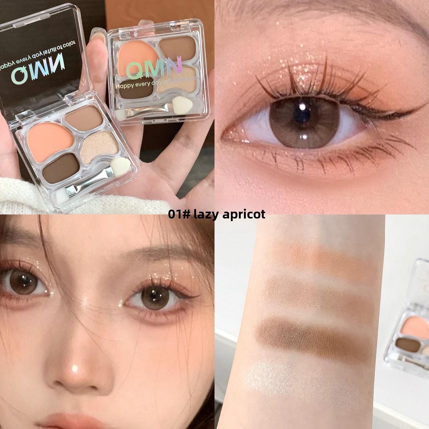 

Палитра теней для век Enchanting Gaze: 4 универсальных матовых и мерцающих оттенка для потрясающего макияжа глаз 01