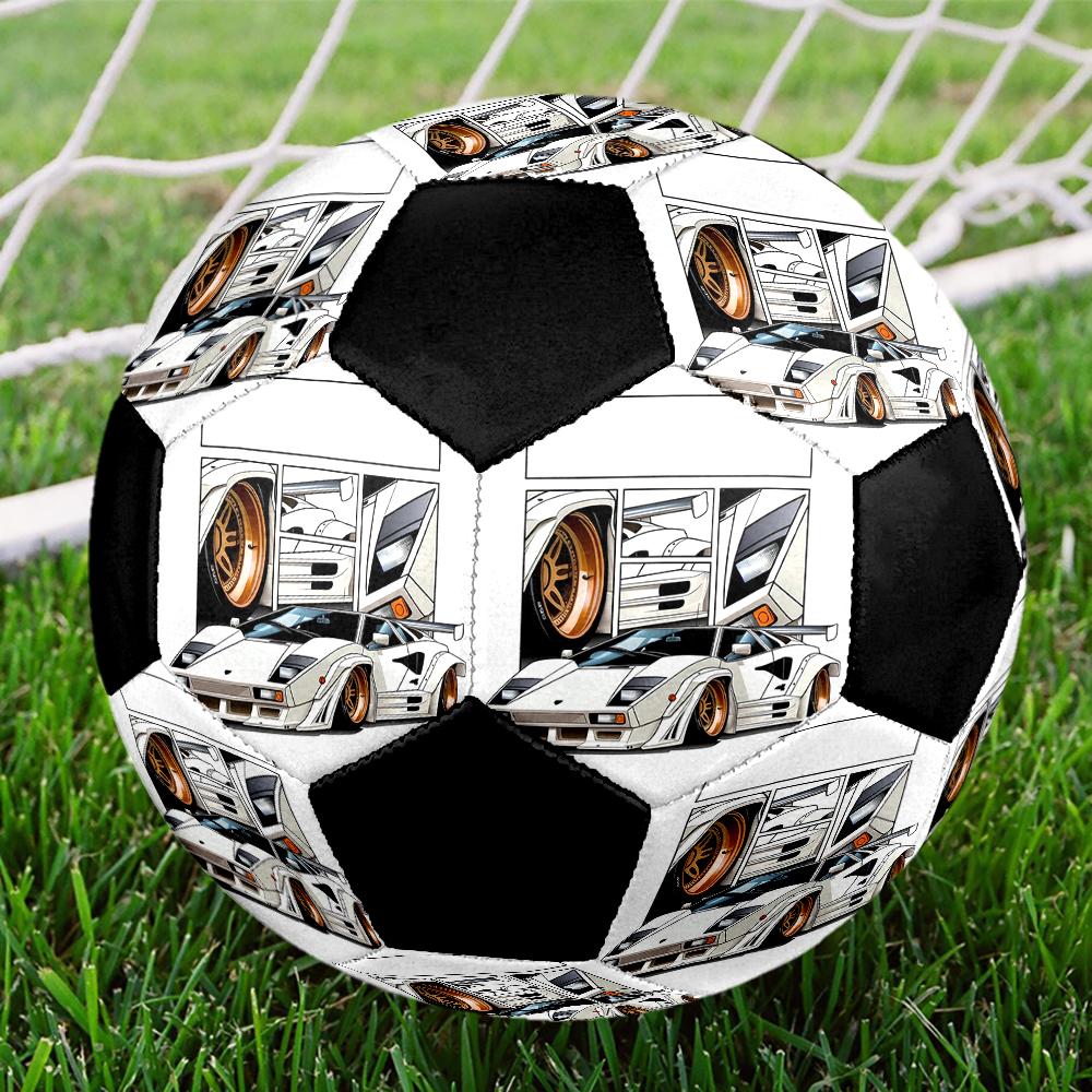 Racing Theme Size 5 Soccer Ball, Suitable for Both Indoor and Outdoor Matches, a Gift Suitable for Everyone.