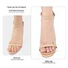 Women's Adjustable Leather Forefoot Pad: Thick, Non-Slip, Pain-Relief, Anti-Friction, Breathable, Half-Size Insole for High Heels