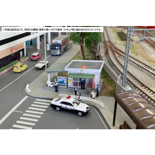 Tomytec Scenery Accessories 145 Police Car/Police Officer Diorama Supplies