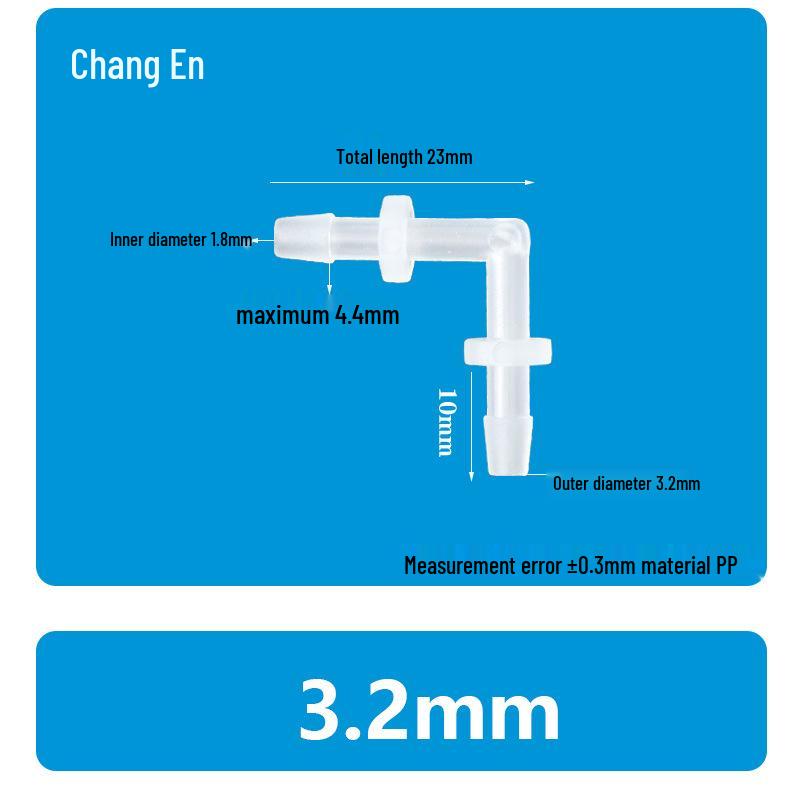Plastic 90° Hose Connector Elbow Barb