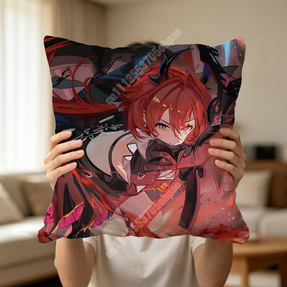 Arknights Endfield Laevatain Pillow Cover Cushion Case Sofa Couch Modern Apartment Decor Family Furnishing