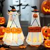 Halloween Figurines Spooky Resin Ghost Animal Statue Halloween Decorations Table Centerpieces for Mantel Haunted House Walkway