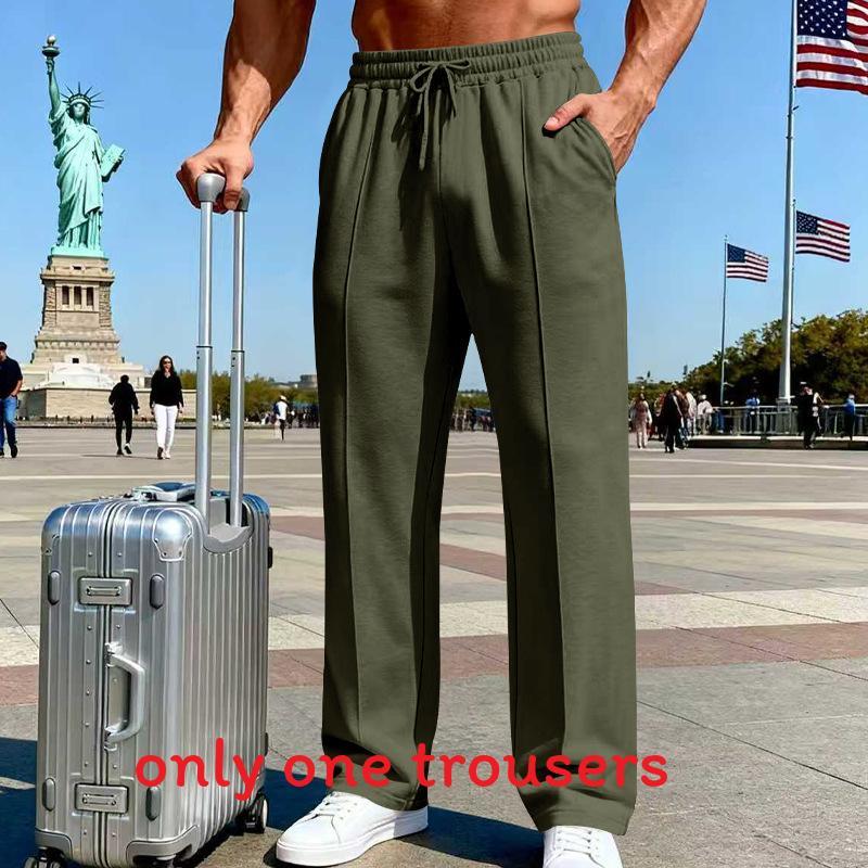 Mens Casual Sports Pants With Noniron Fabric For Daily Wear And Active Lifestyle