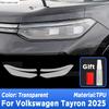 Car Headlight Protection Transparent Repair Anti-Scratch Protective Film TPU Stickers For Volkswagen Tayron 2025