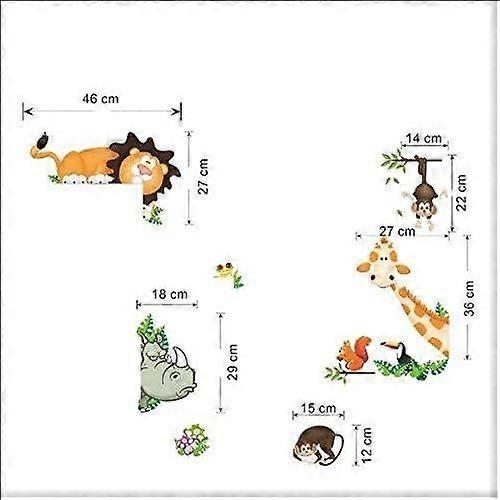 Sticker Wall Sticker Zoo 30 x 90cm