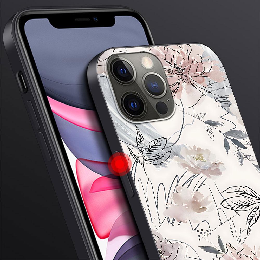 Rose Liebesherz Gold Hülle für Apple iPhone 13 14 Plus 11 12 Mini 15 Pro Max 7 8 SE 2020 X XS XR Silikon Weiche Handyhülle