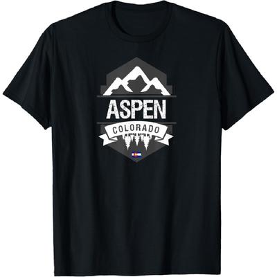 Aspen Colorado Vintage Rocky Mountain Tričko