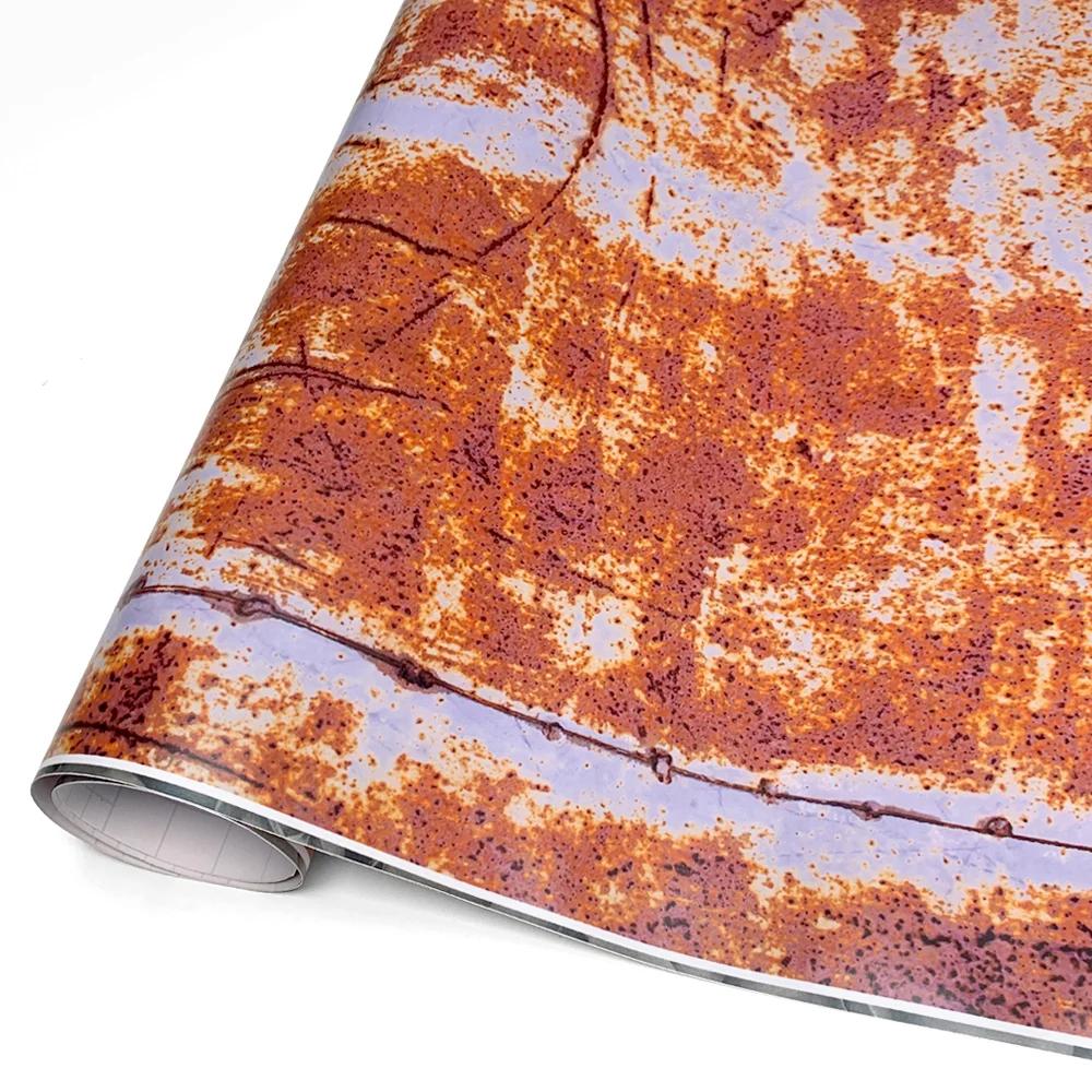 Rostende Vinylfolie Autofolie Abdeckung Wasserdicht Rost Tarnung Motorräder Motorradaufkleber für Autoabdeckung Autozubehör