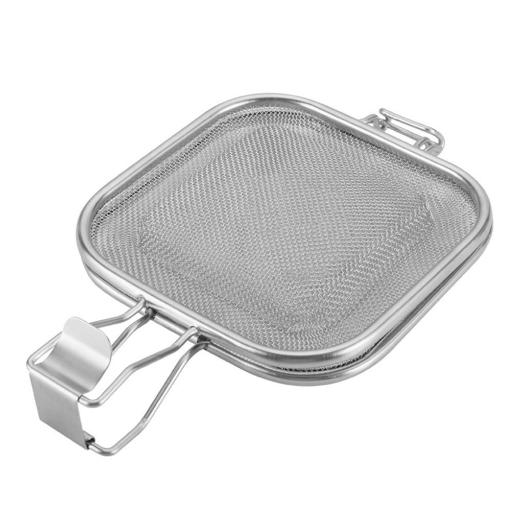 Stainless Steel Sandwich Grilling Rack Practical Baking Tool Sandwich Grilling Mesh Roasting Net for Professional Use