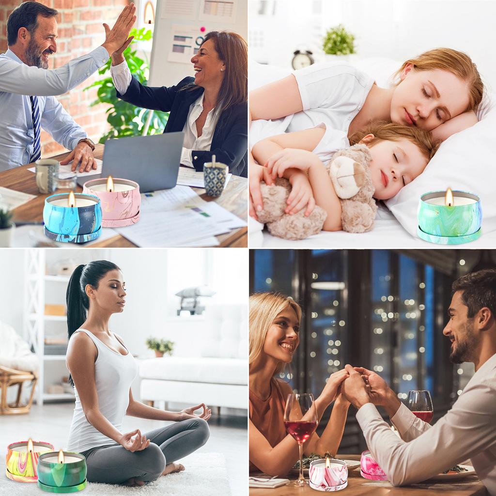 36 Piece Set Of Soy Wax Scented Candles Scented Candles With Hand Gifts Oil Candle Set