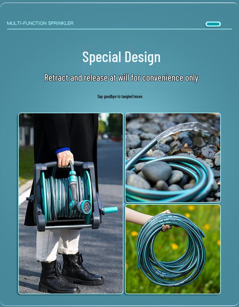 High-Pressure Watering Hose & Spray Gun for Car Wash and Garden