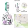 Fashion 925 Silver Colorful Butterfly Dragonfly Hummingbird Spring Series Charms Beads Fit 925 diy Bracelet Jewelry