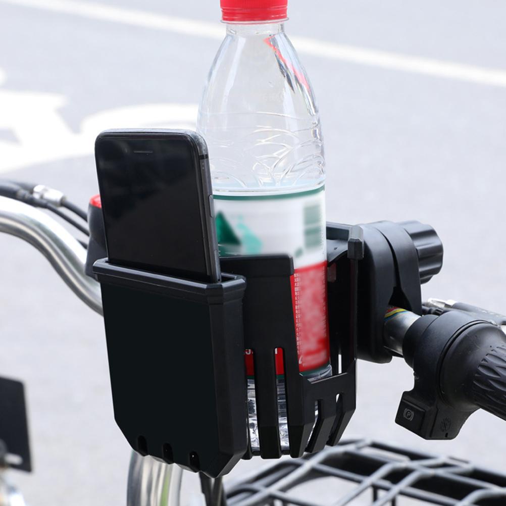 Uchwyt na kubek rowerowy 2 w 1 Uchwyt na kubek na kierownicę roweru z uchwytem na telefon Uchwyt na napoje piwo na motocykl