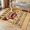 Office Carpet: Monkey D. Luffy Wanted Poster Sofa Rug Chair Mat for Protection