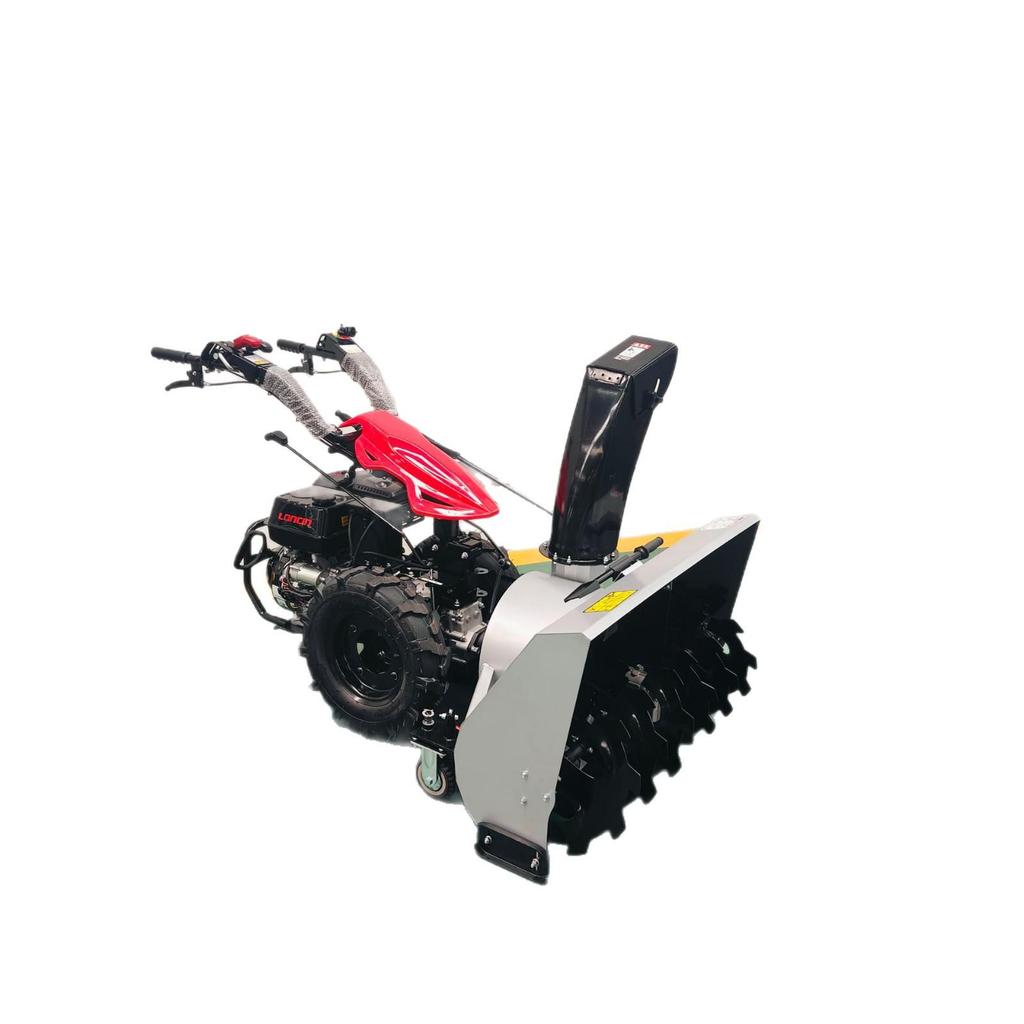 Compact All-Gear Ride-On Snow Sweeper for Homes and Communities
