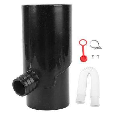 Regenwasserableiter Regenwassersammelsystem Kunststoff 8cm Runder Fallrohrableiter für Bewässerung und Aquarium
