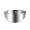 304 Stainless Steel Multi-purpose Bowl with Measuring Scale - Ideal for Beating, Baking, Kneading, Cooking, and Salads.