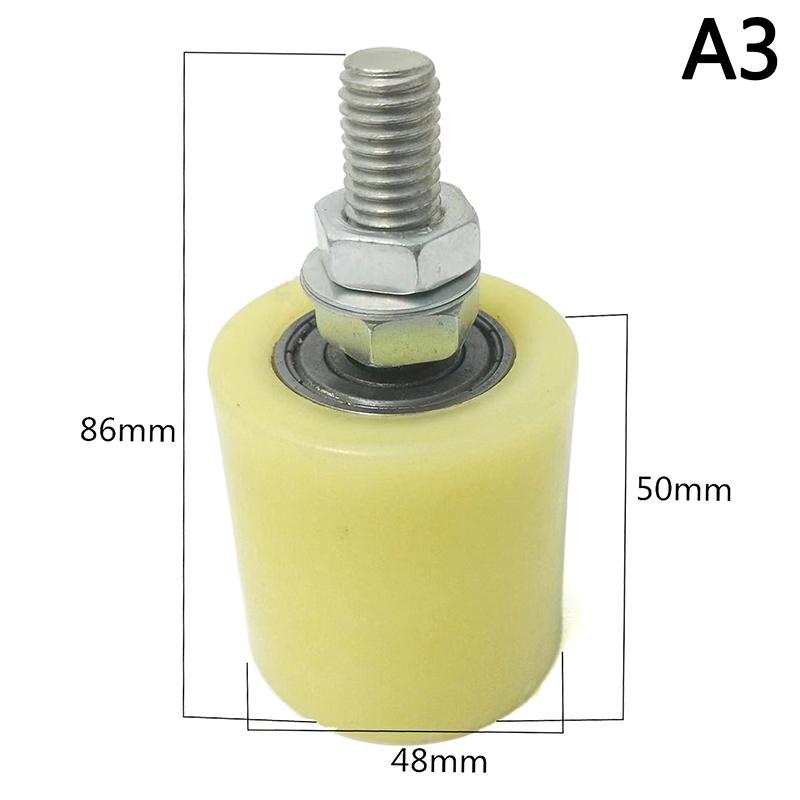 

1Pc Thickened Slide Gate Nylon Guide Roller Steel Roller Bearing Guiding Wheels For Sliding/Cantilever Gates Translation Wheel 50*50mm