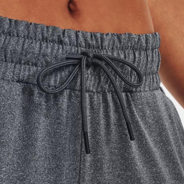 Under Armour Lightweight Quick-Dry Running Pants With Drawstring Women Bottoms Grey 1373083-012