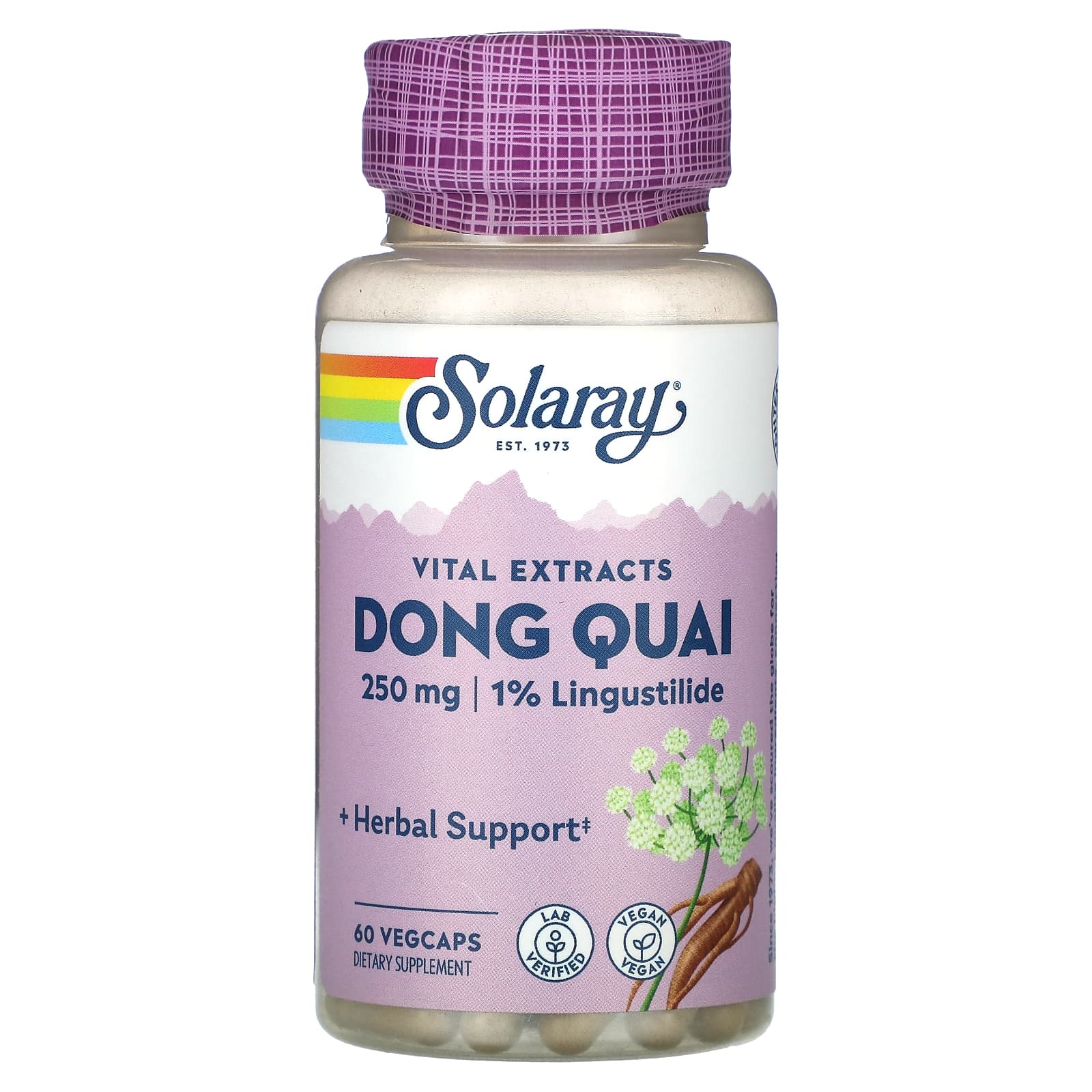 

Vital Extract, Angelica, Veggie Capsules 60