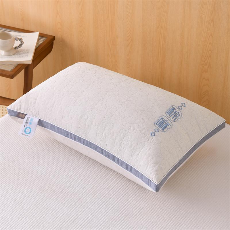 Yongyou Wan Cotton Hemp Velvet Comfortable Shaped Pillow Student Dormitory Home Bedroom Comfortable Breathable Sleeping Pillow Core