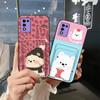 Fashion Design Cartoon Phone Case For ZTE Libero 5G iii/A202ZT Protective Shockproof Card Sleeve Cover Anti-dust Cute