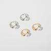 New Sweet Temperament Pearl Gold-Plated Earrings – Trendy Hong Kong French Studs & Women's Ear Cuffs