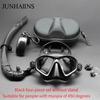 Low Volume Freediving Snorkeling Mask Anti-Fog Tempered Glass Soft Silicone Myopia Available Scuba Diving Goggles for Men Women
