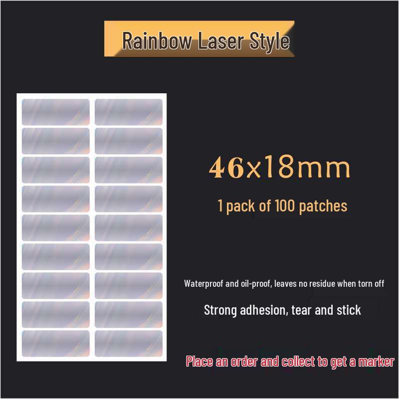 Waterproof Silver Label Stickers for Kitchen Storage and Seasoning Marking