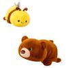Plush Reversible Whimsical Animal Bee To Panda Shiba Inu Shark Cozy Doll For Children