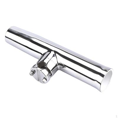 Adjustable Boat Fishing Rod Holder with Secure Clamp Mounting