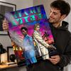 Miami Vice Stained Glass Art D Texture Metal Poster Customized Wall Art Tin Sign Gift for Mancave Home Decor Items Funny Signs
