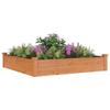 VidaXL Raised Garden Bed with Lining 120x120x25 Cm Solid Fir Wood 364293