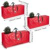 Folding Christmas Organizer Bag Gift Wrap Storage Bag  For All Year Round Christmas Storage