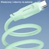 Usams Kabel Usb-C Na Usb-C 100W 1,2Mport Display Fast Charging  Lithe Series Biały/White Sj567Usb02 (Us-Sj567)