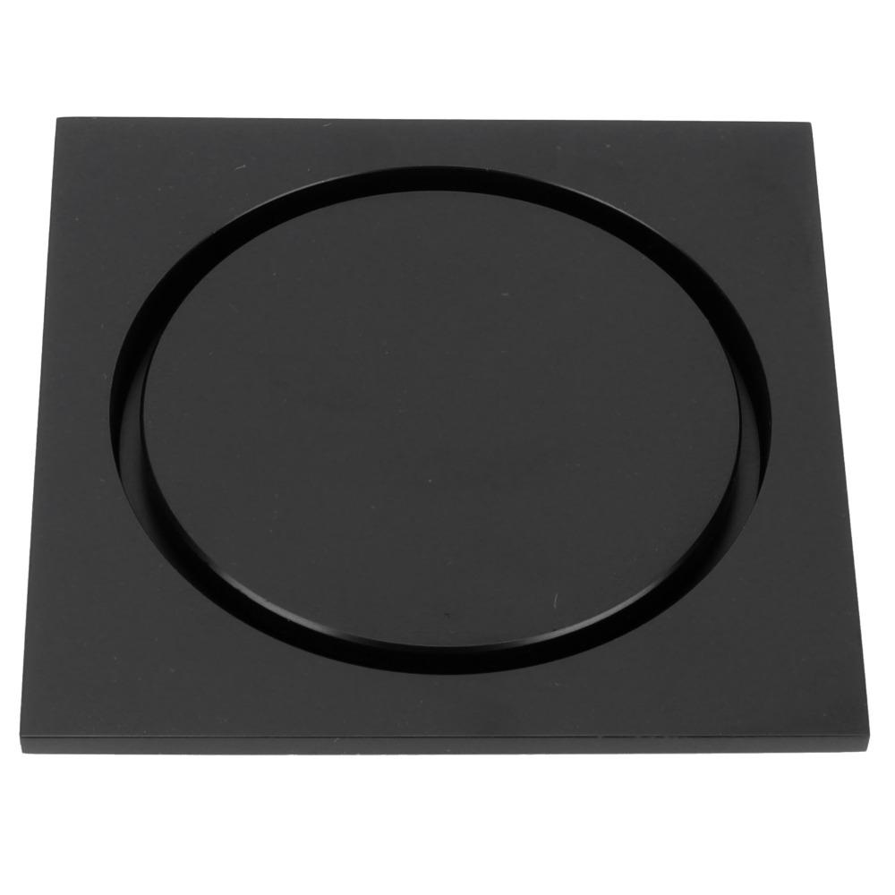 Black Shower Drain Kit Brass Floor Drain Retro Style Floor Drain Strainer  Balcony