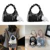 Canvas Shoulder Bag For Women With Chain Detail Perfect For Daily Casual Use