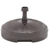 VidaXL Parasol Base Filled with Sand/water 20 L Rattan Plastic