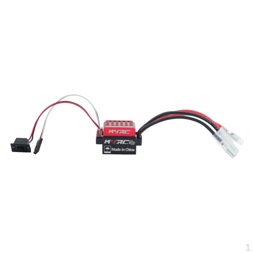 

RC ESC 60A Brushed Motor Controller :10 Buggy Truck Vehicle, Aluminum Cooling System.