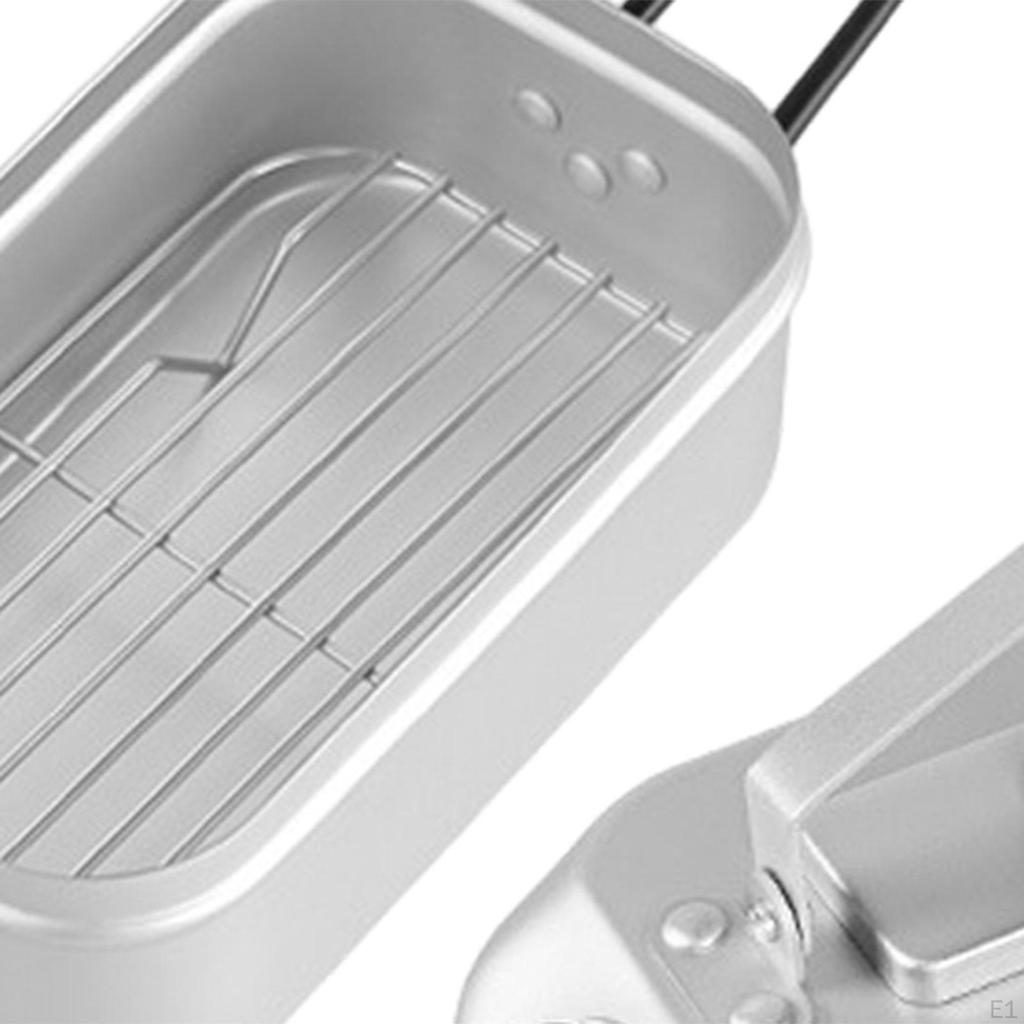 Camping Bento Box Kettle Set Easy To Clean Kitchenware Tea Pot Water Boiler for Fishing