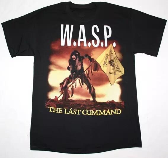 W.A.S.P. THE LAST COMMAND 85 WASP TWISTED SISTER NEW BLACK BT1344 Unisex T-Shirt XXXL