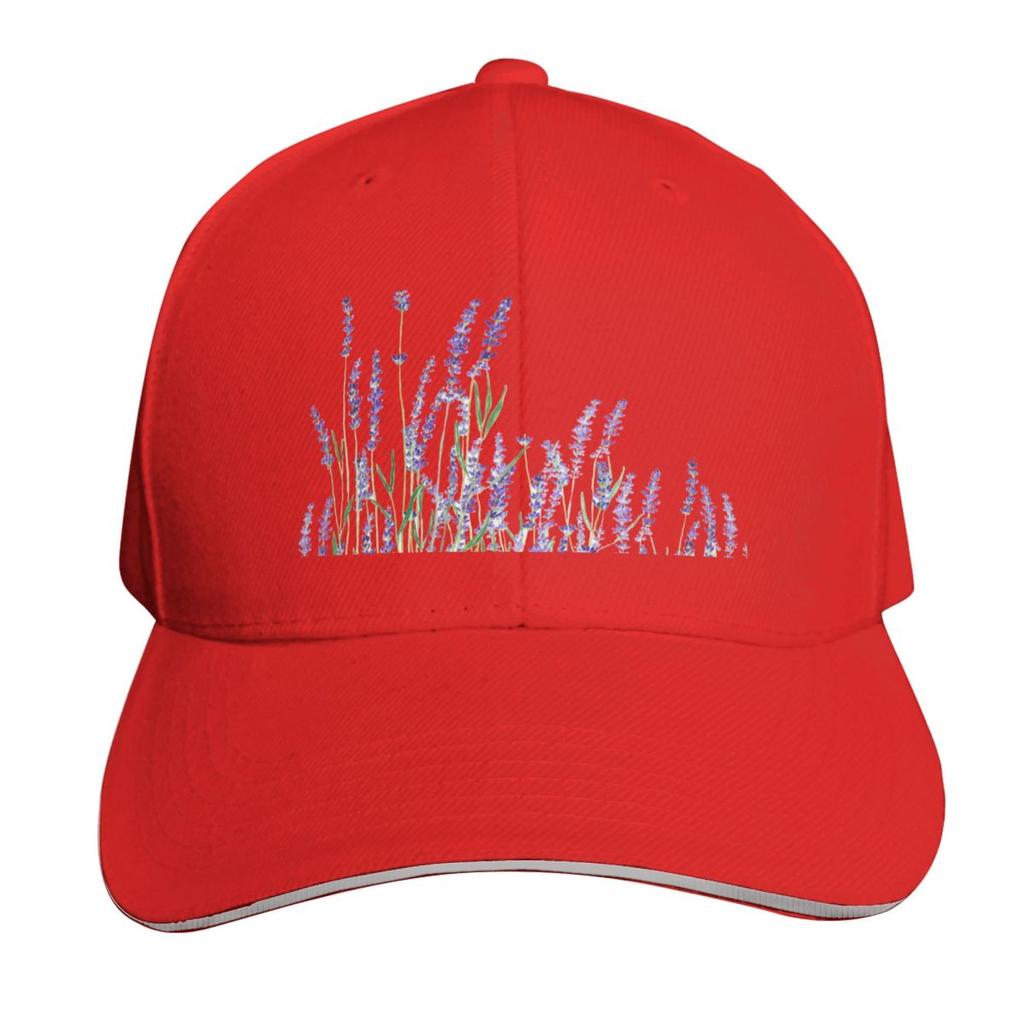 purple lavender horizontal watercolor Baseball Cap cute Luxury Hat funny hat Womens Beach Unisexs
