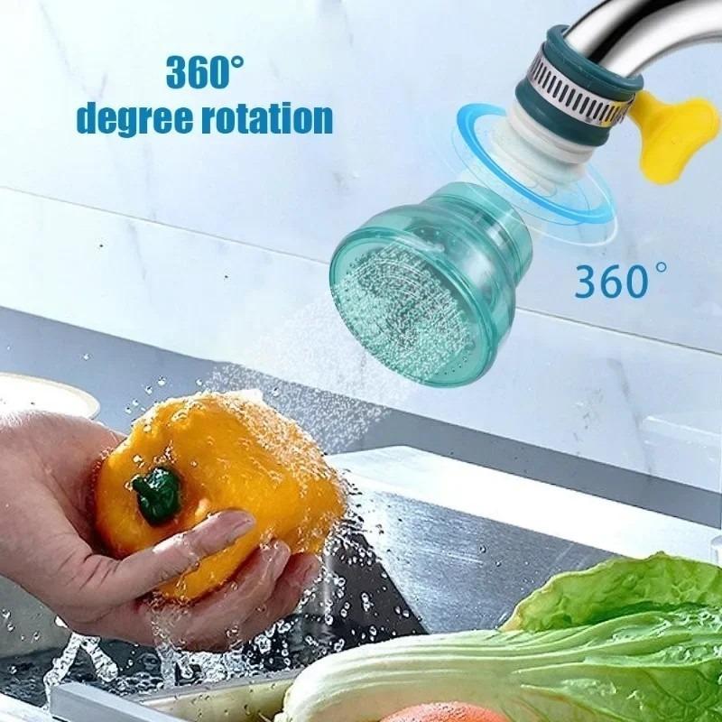 Universal 360 Degrees Rotatable Faucet Filter / Retractable Adjustable Flexible Tap Extender Kitchen Bathroom Accessories
